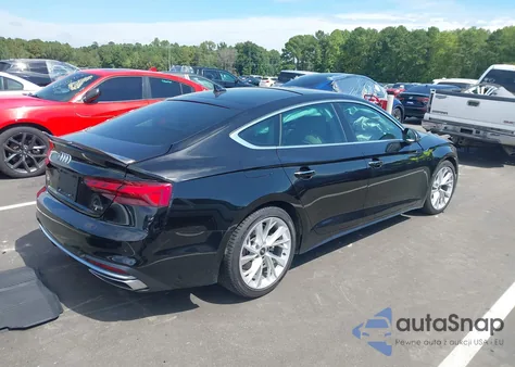 2021 Audi A5 Sportback Premium Plus 40 Tfsi Quattro S Tronic из США, поврежденный, VIN WAUCBCF53MA051372